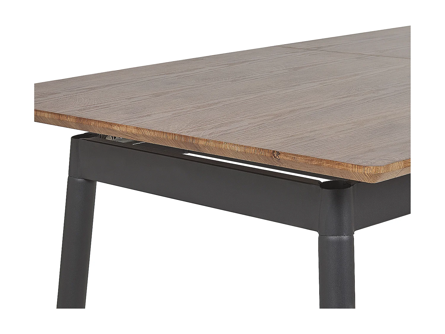 Table de salle à manger extensible CALIFORNIA Marron foncé 160/200 cm 90 cm