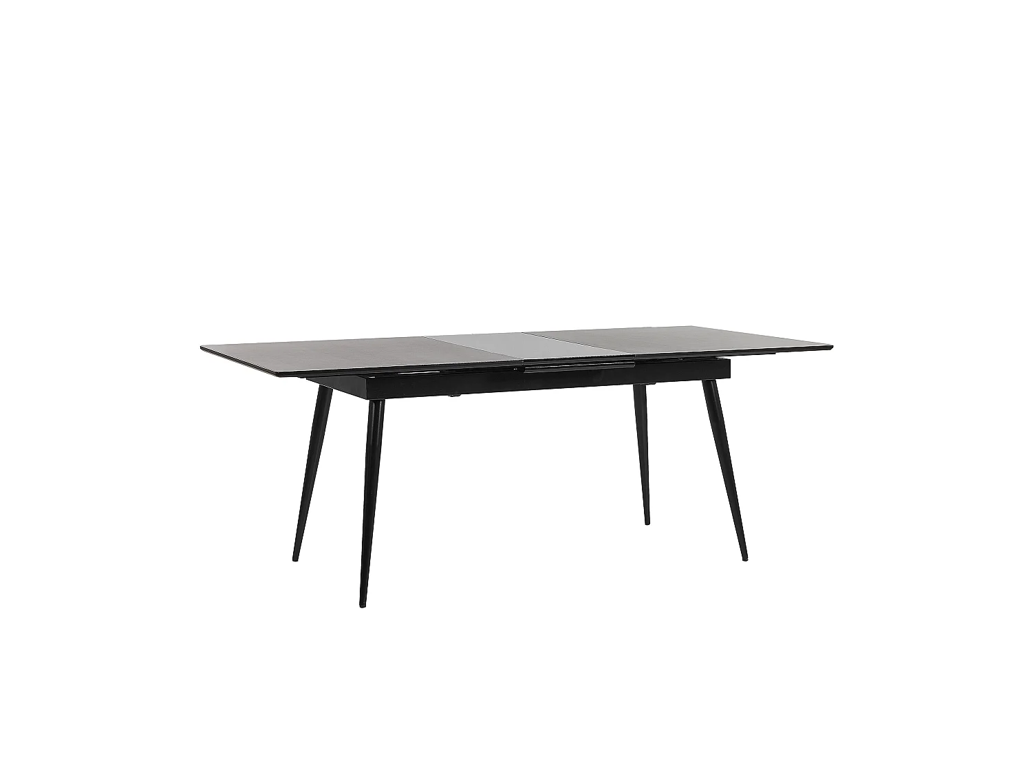 Stół do jadalni rozkładany MALDON Czarny 160/200 cm 90 cm