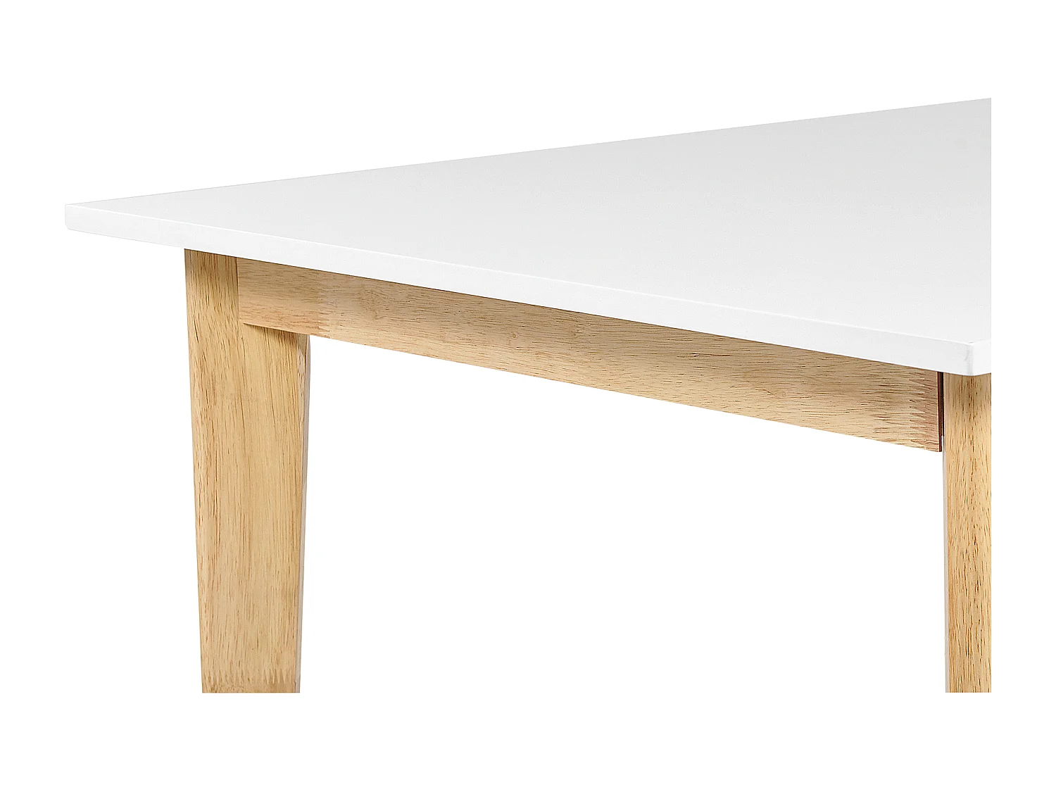 Mesa de jantar extensível SOLA Branco 140/180 cm 90 cm