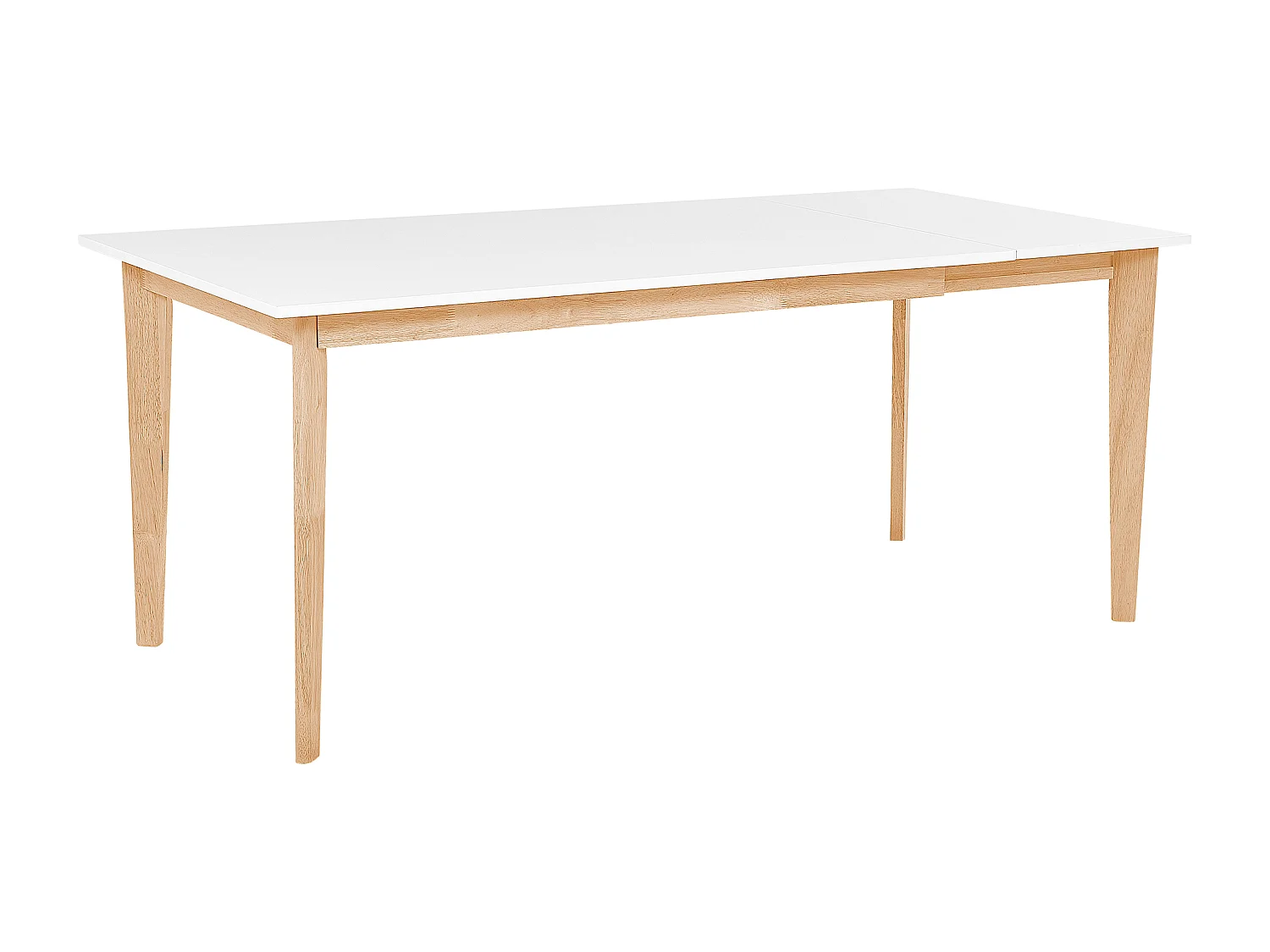 Ausziehbarer Esstisch SOLA Weiss 140/180 cm 90 cm