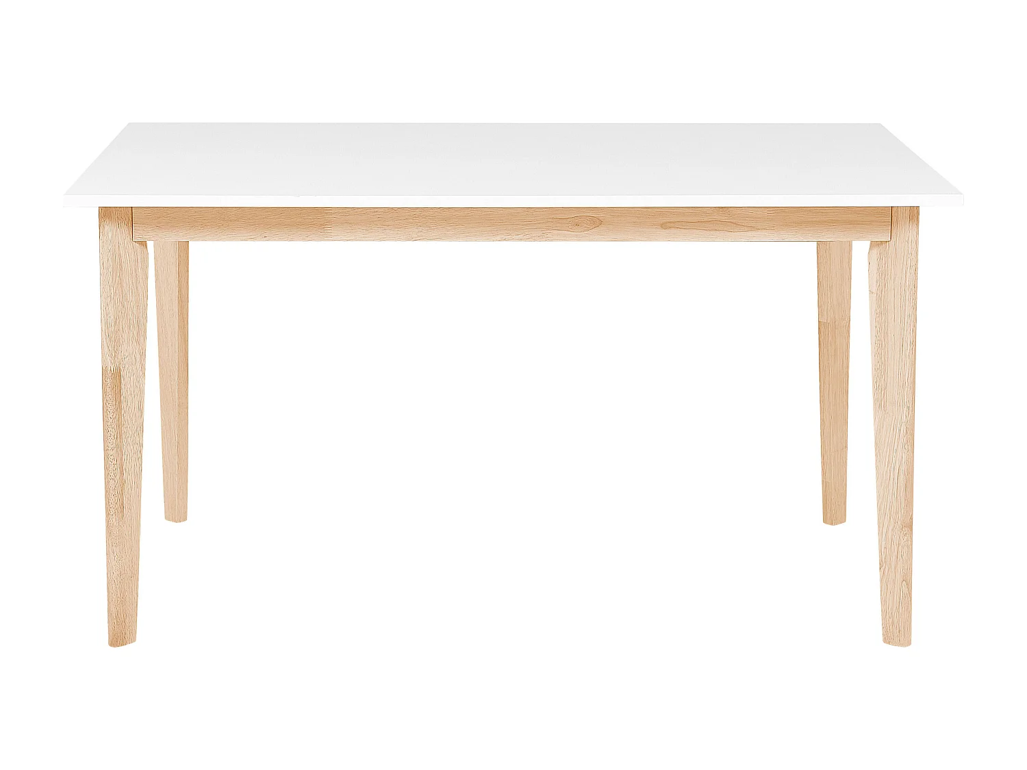 Ausziehbarer Esstisch SOLA Weiss 140/180 cm 90 cm