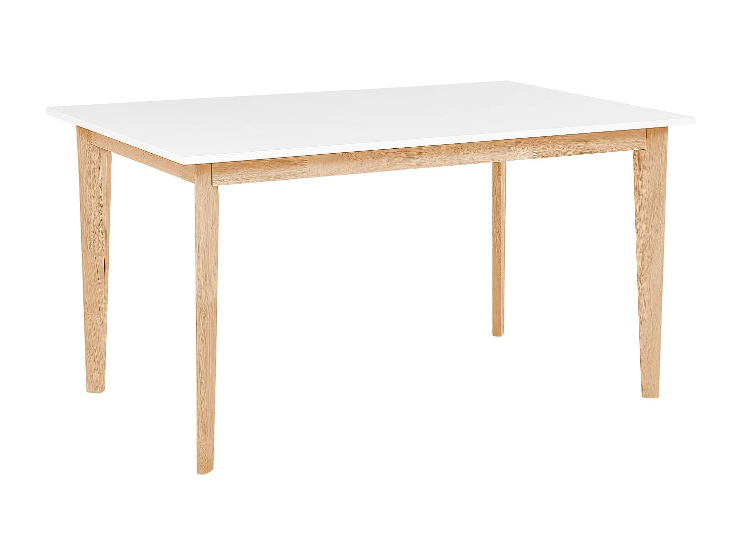 Ausziehbarer Esstisch SOLA Weiss 140/180 cm 90 cm