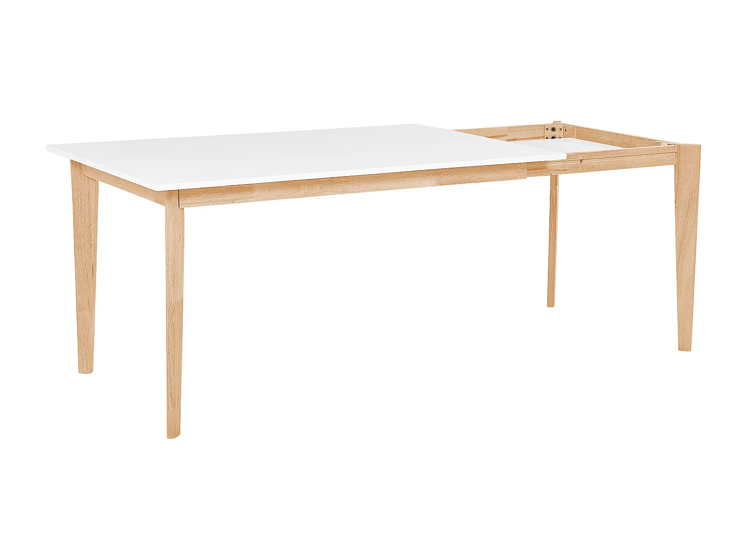 Ausziehbarer Esstisch SOLA Weiss 140/180 cm 90 cm