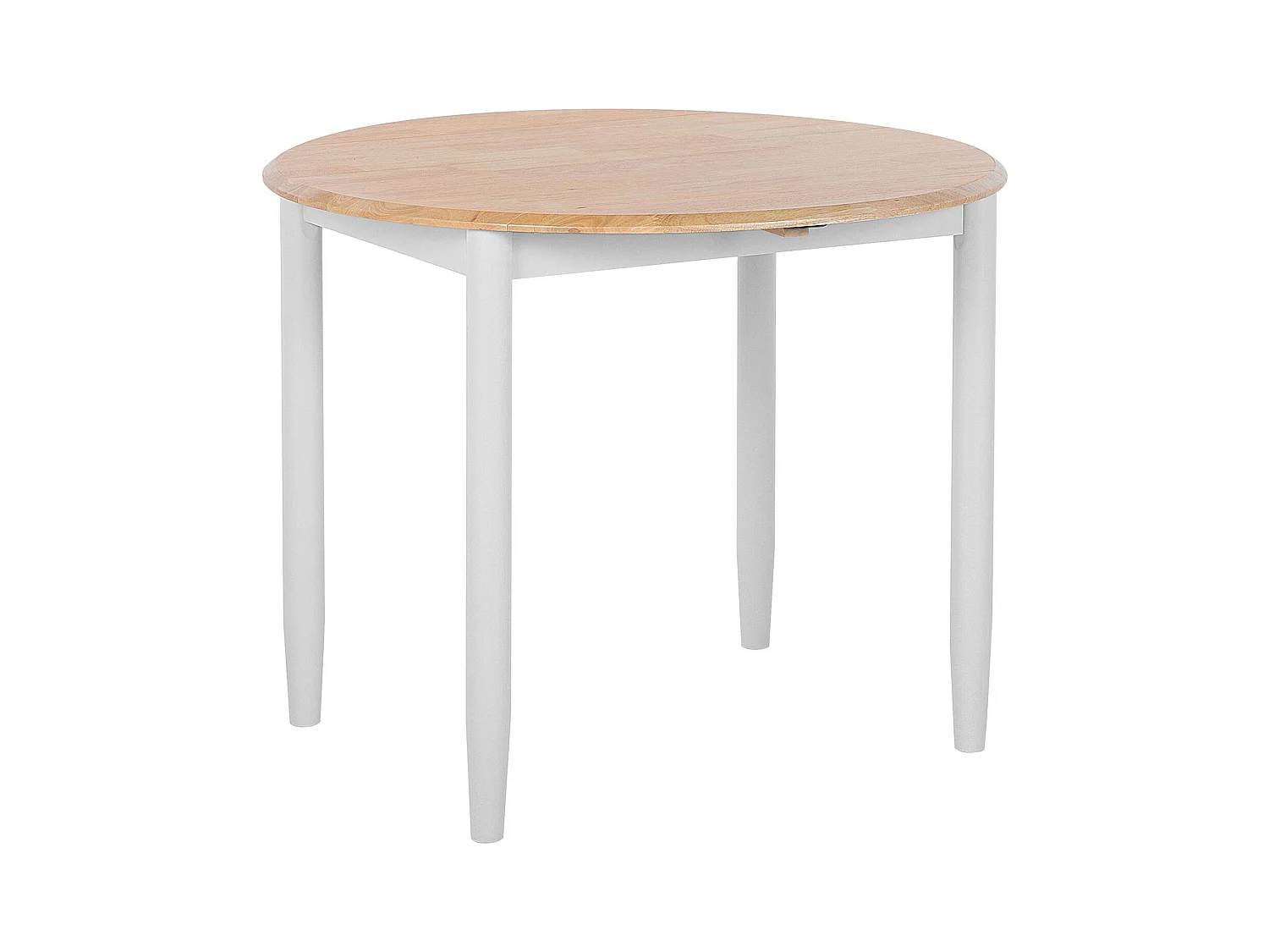Table de salle à manger extensible OMAHA Marron clair 61/92 cm 61 cm Bois