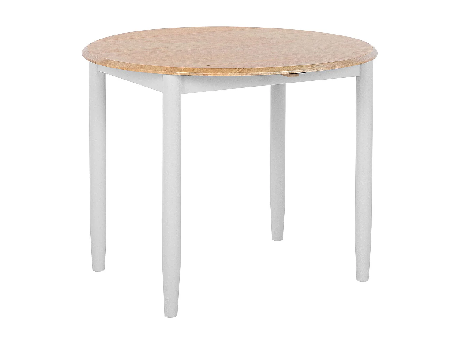 Table de salle à manger extensible OMAHA Marron clair 61/92 cm 61 cm Bois