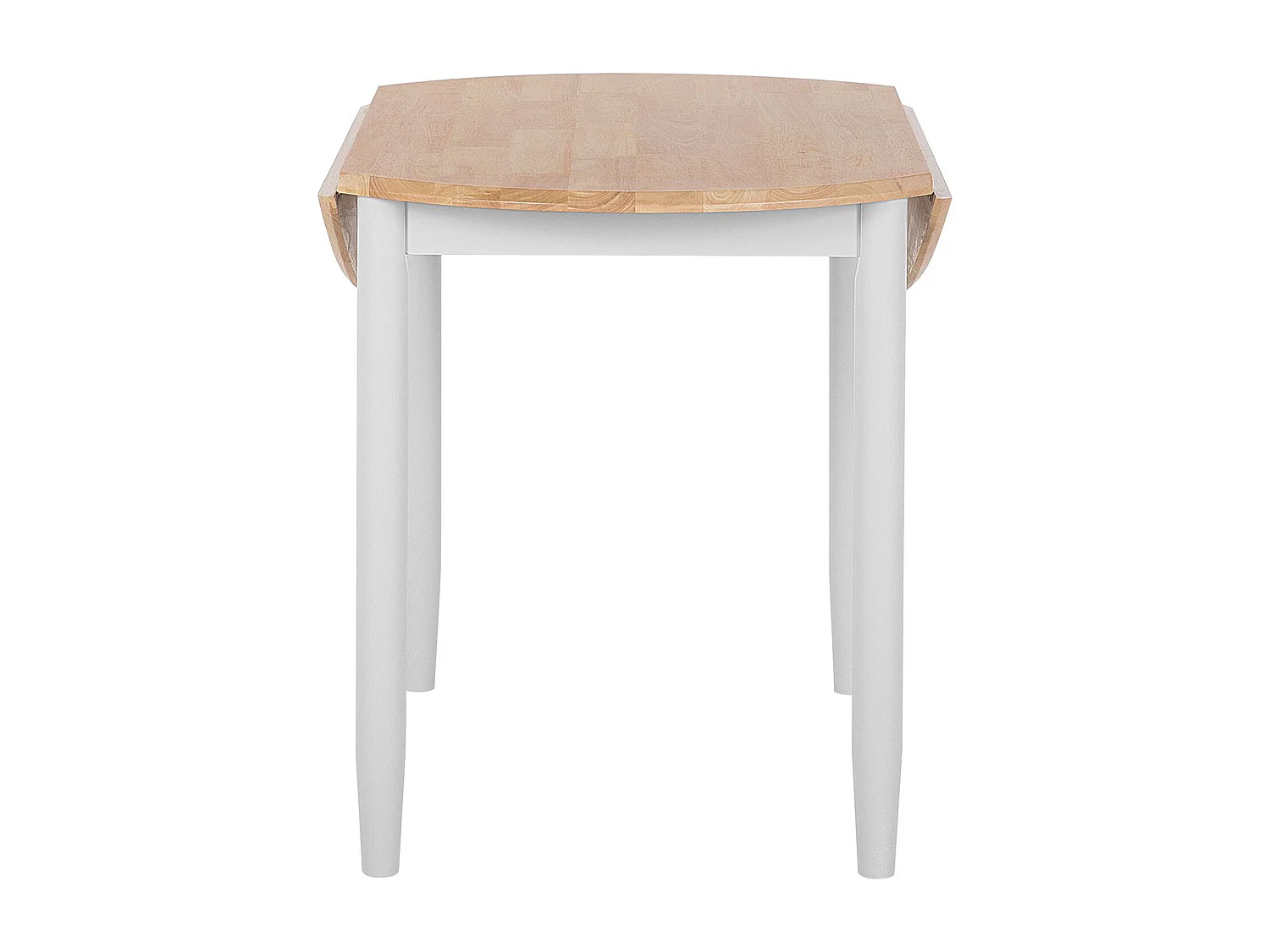 Table de salle à manger extensible OMAHA Marron clair 61/92 cm 61 cm Bois