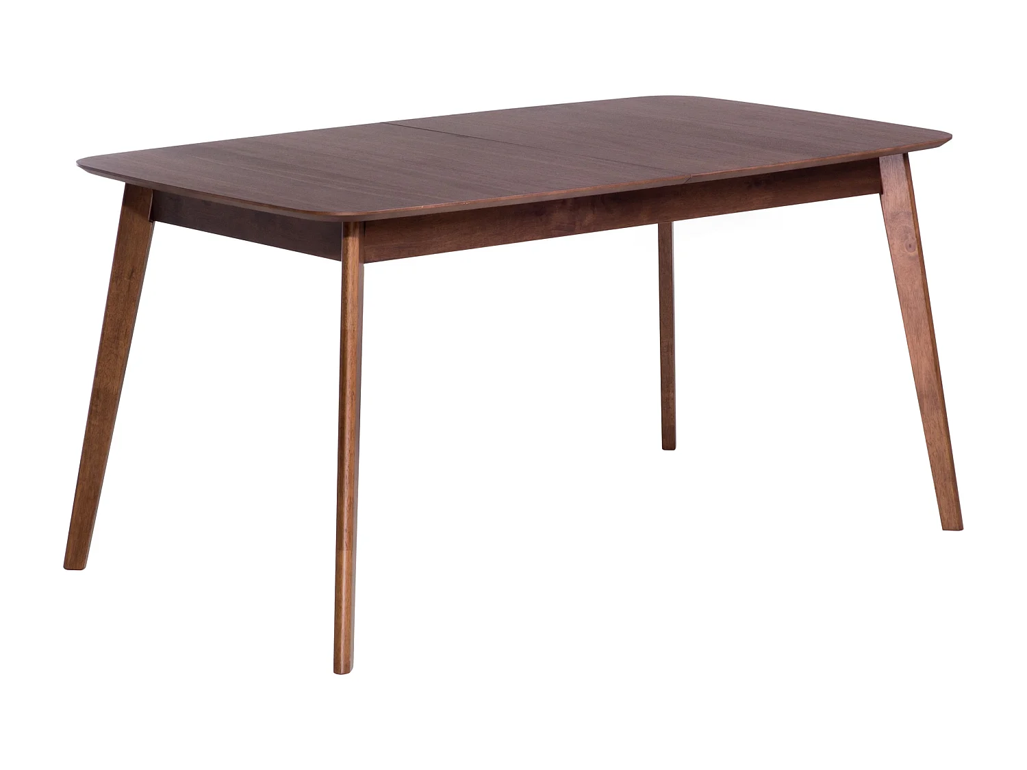 Table de salle à manger extensible MADOX Noyer foncé 150/190 cm 90 cm
