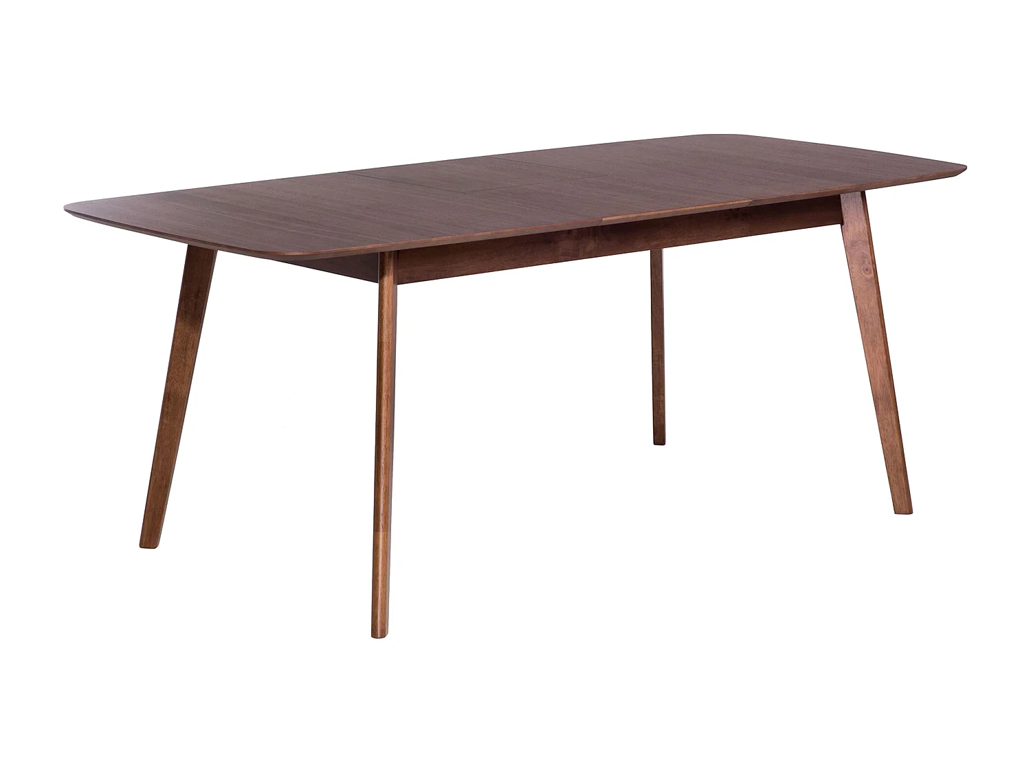 Table de salle à manger extensible MADOX Noyer foncé 150/190 cm 90 cm