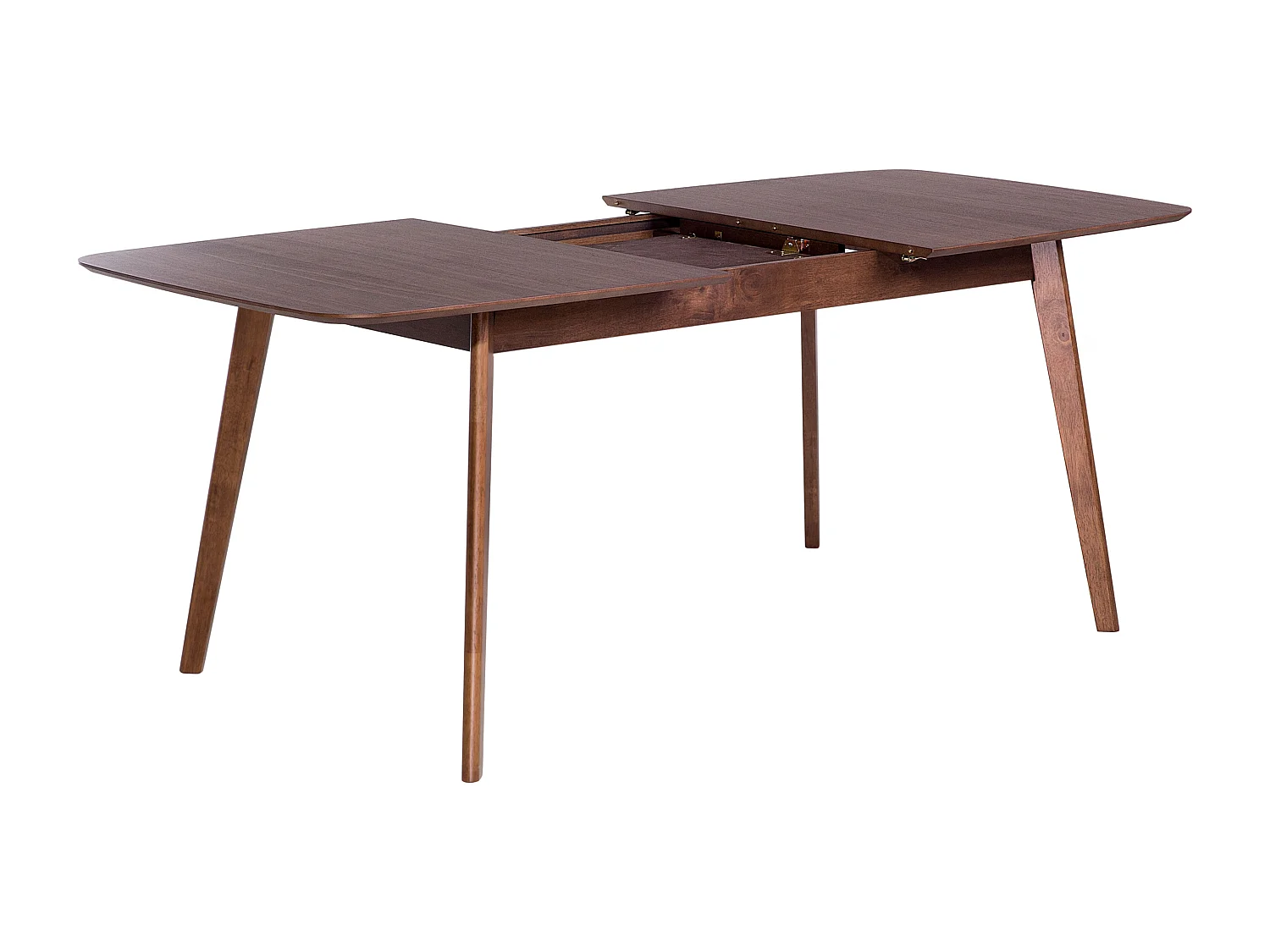 Table de salle à manger extensible MADOX Noyer foncé 150/190 cm 90 cm