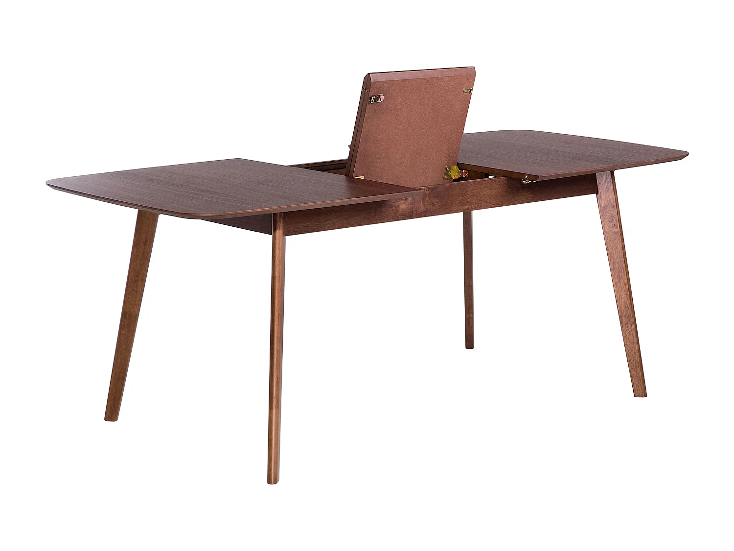 Table de salle à manger extensible MADOX Noyer foncé 150/190 cm 90 cm