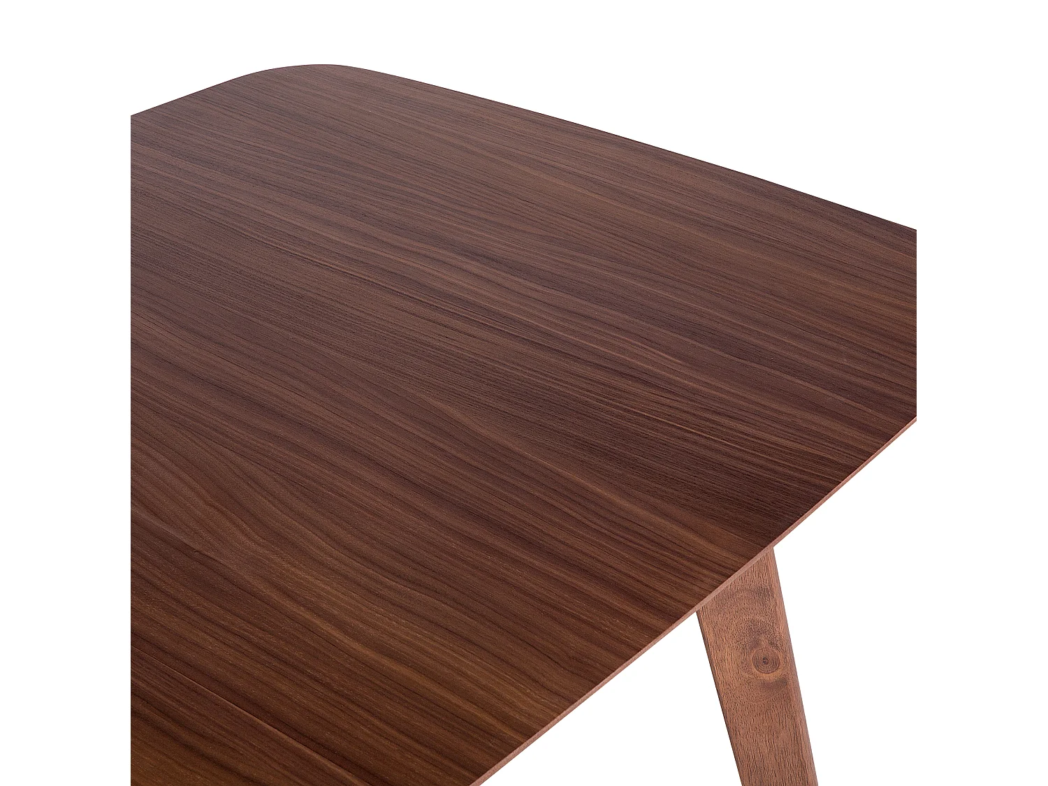Table de salle à manger extensible MADOX Noyer foncé 150/190 cm 90 cm