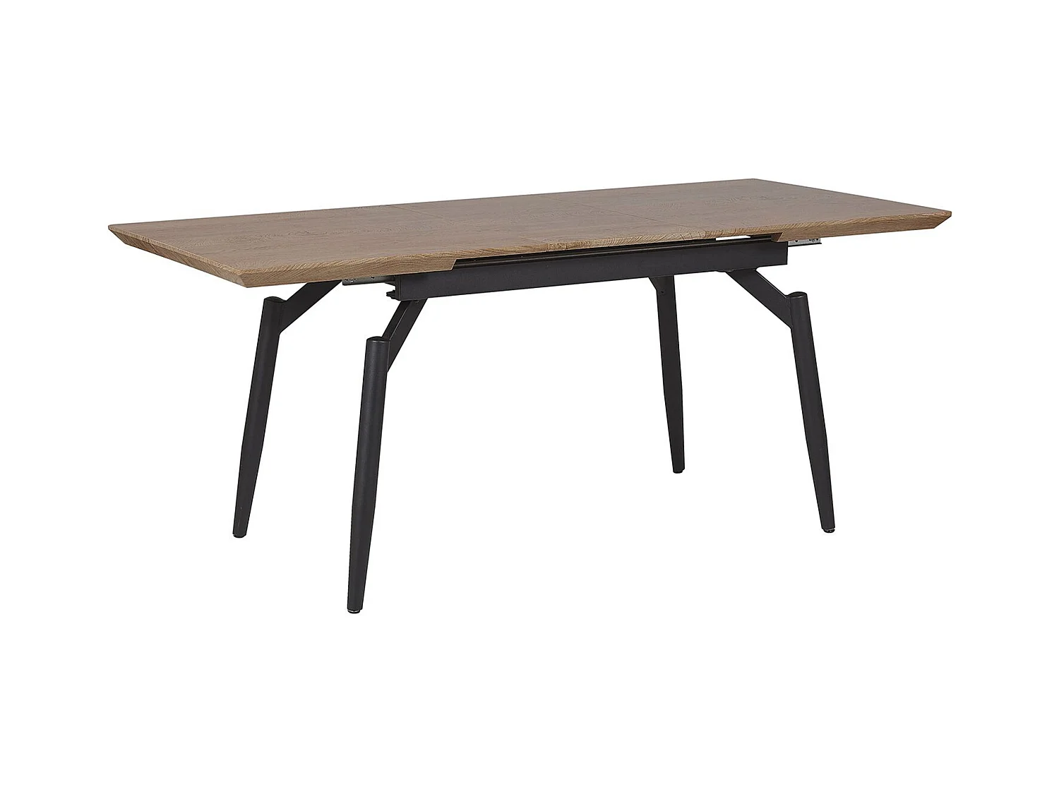 Table de salle à manger extensible BARBOSA Marron foncé 140/180 cm 80 cm