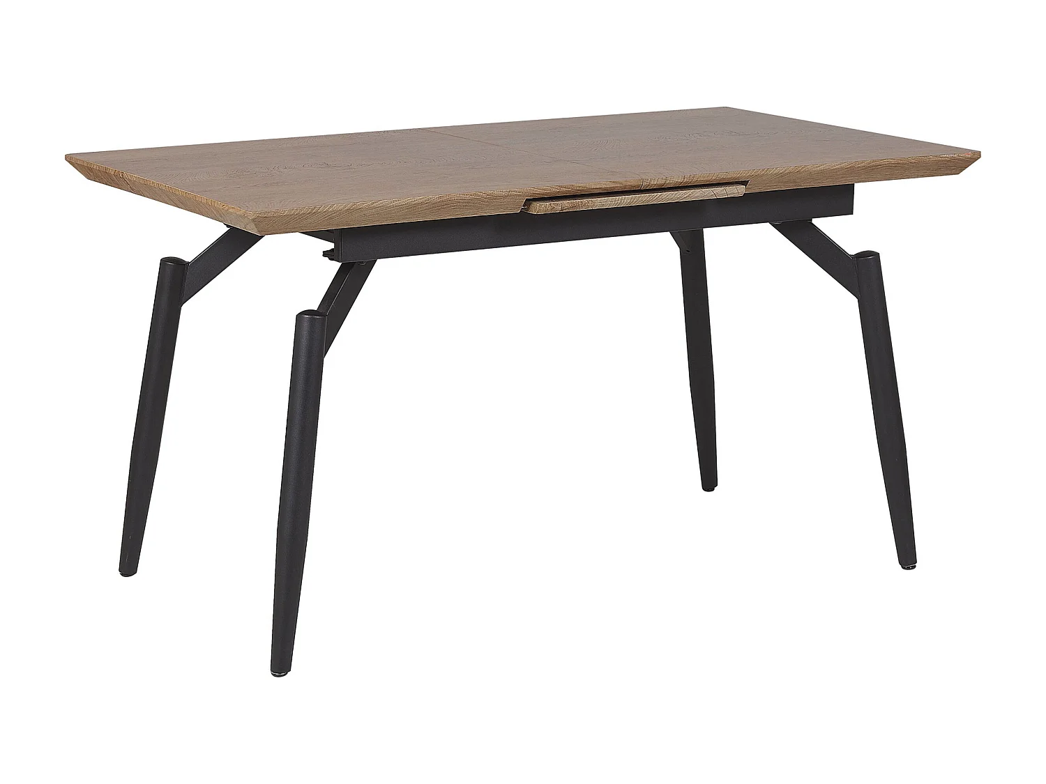 Table de salle à manger extensible BARBOSA Marron foncé 140/180 cm 80 cm