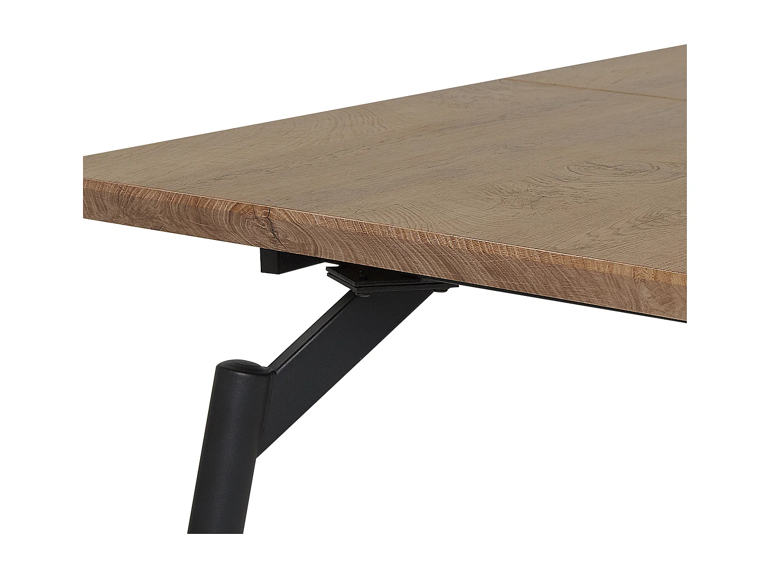 Table de salle à manger extensible BARBOSA Marron foncé 140/180 cm 80 cm