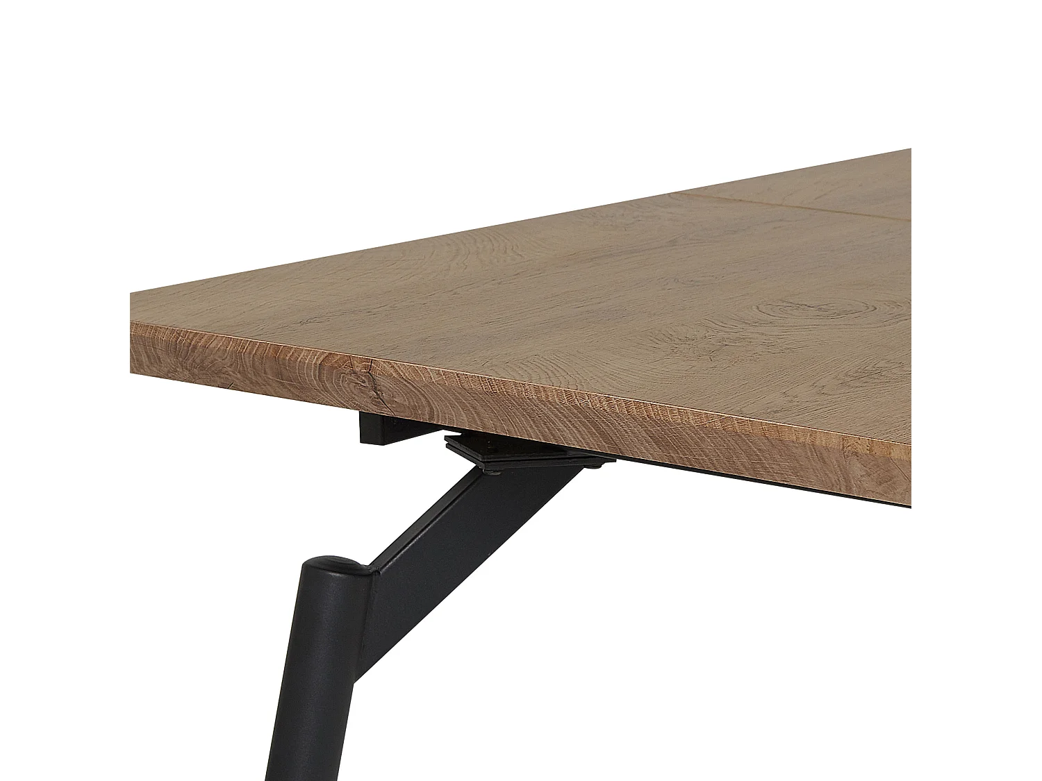 Table de salle à manger extensible BARBOSA Marron foncé 140/180 cm 80 cm