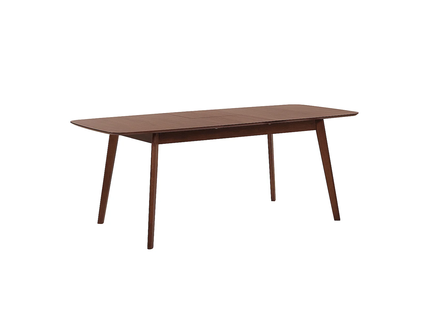Table de salle à manger extensible MADOX Noyer foncé 120/150 cm 75 cm