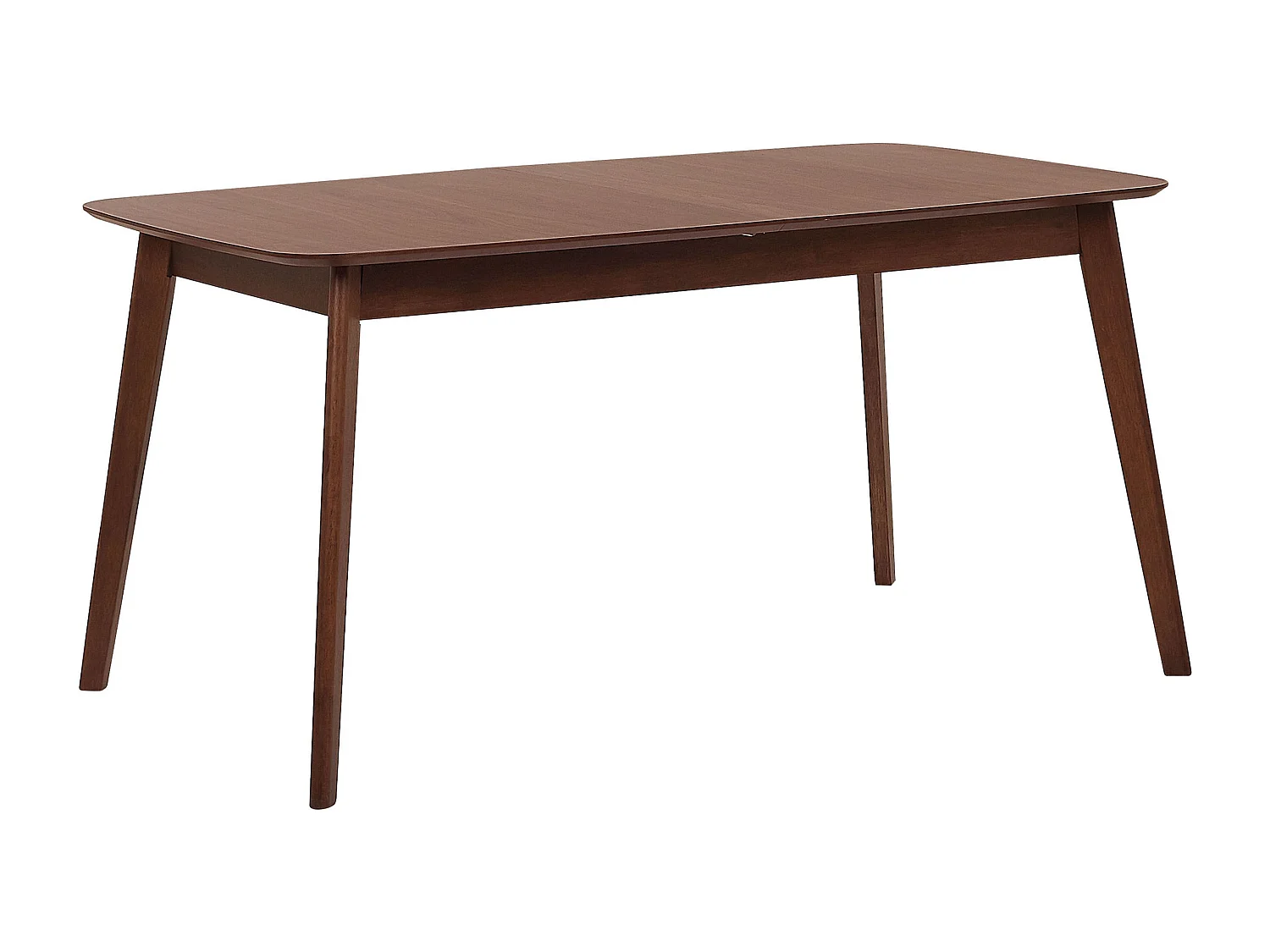 Mesa de jantar extensível MADOX Nogueira escura 120/150 cm 75 cm