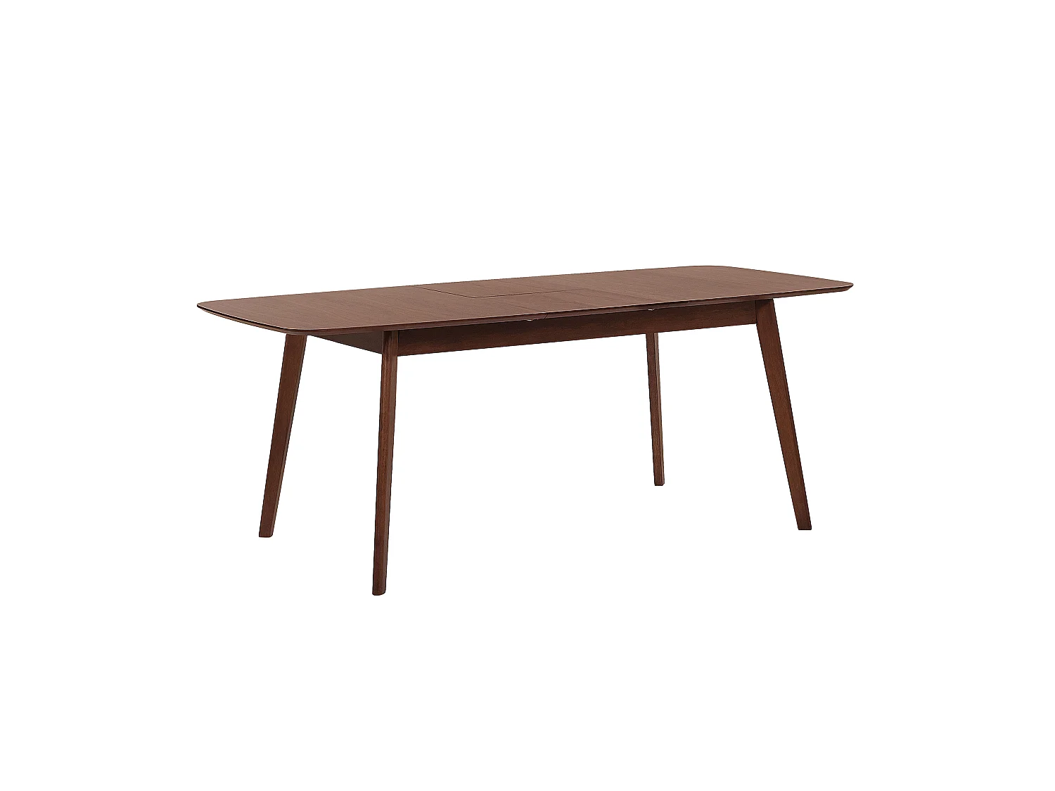 Table de salle à manger extensible MADOX Noyer foncé 120/150 cm 75 cm
