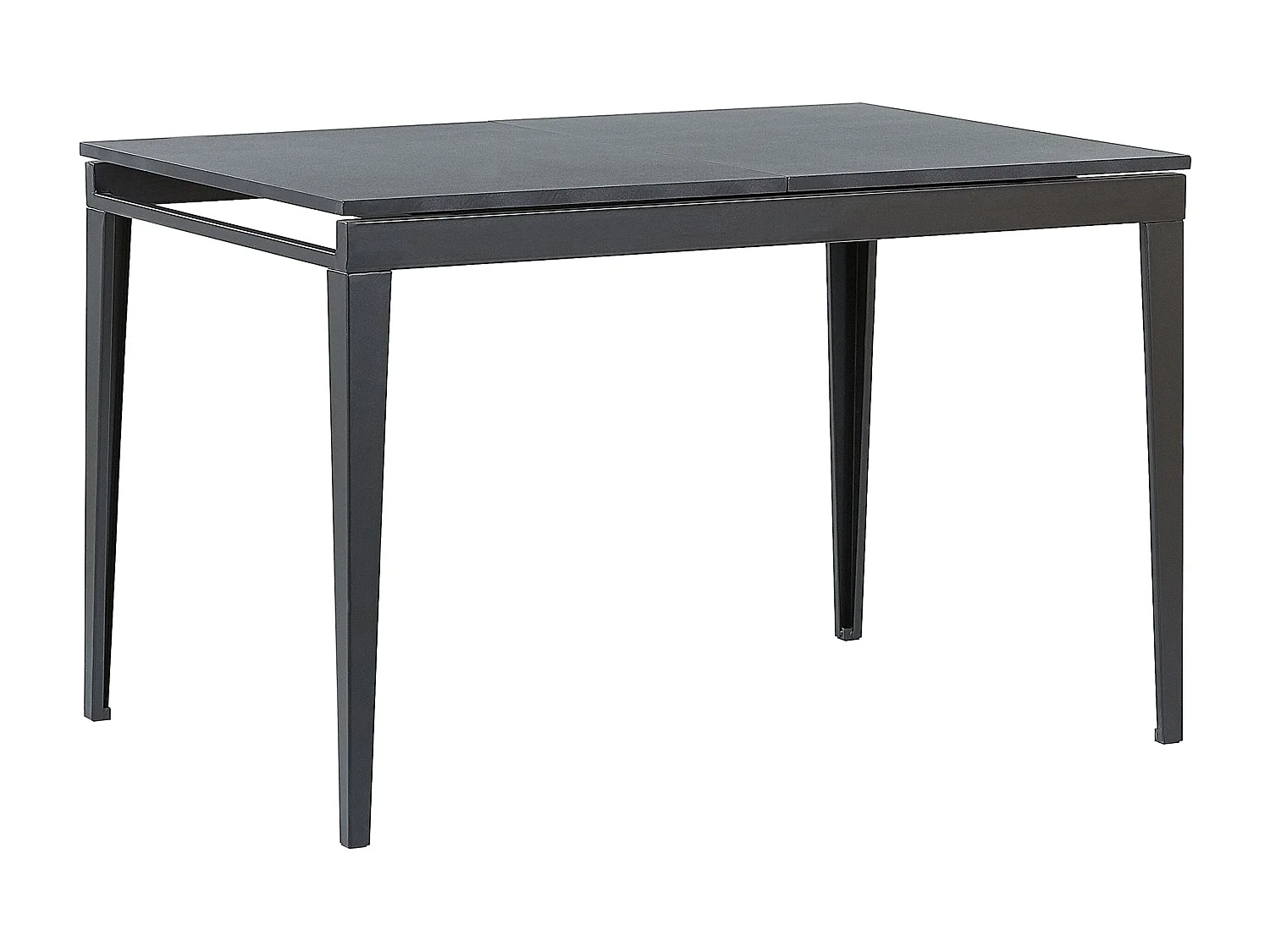 Eettafel uitschuifbaar NORLEY Zwart 120/160 cm 80 cm