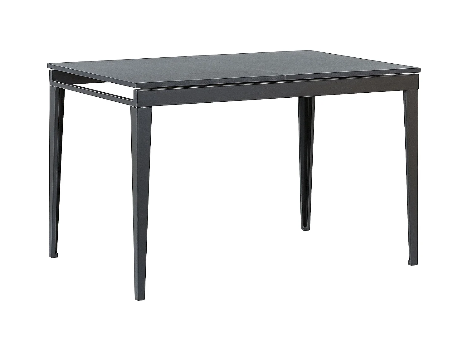 Table de salle à manger extensible NORLEY Noir 120/160 cm 80 cm