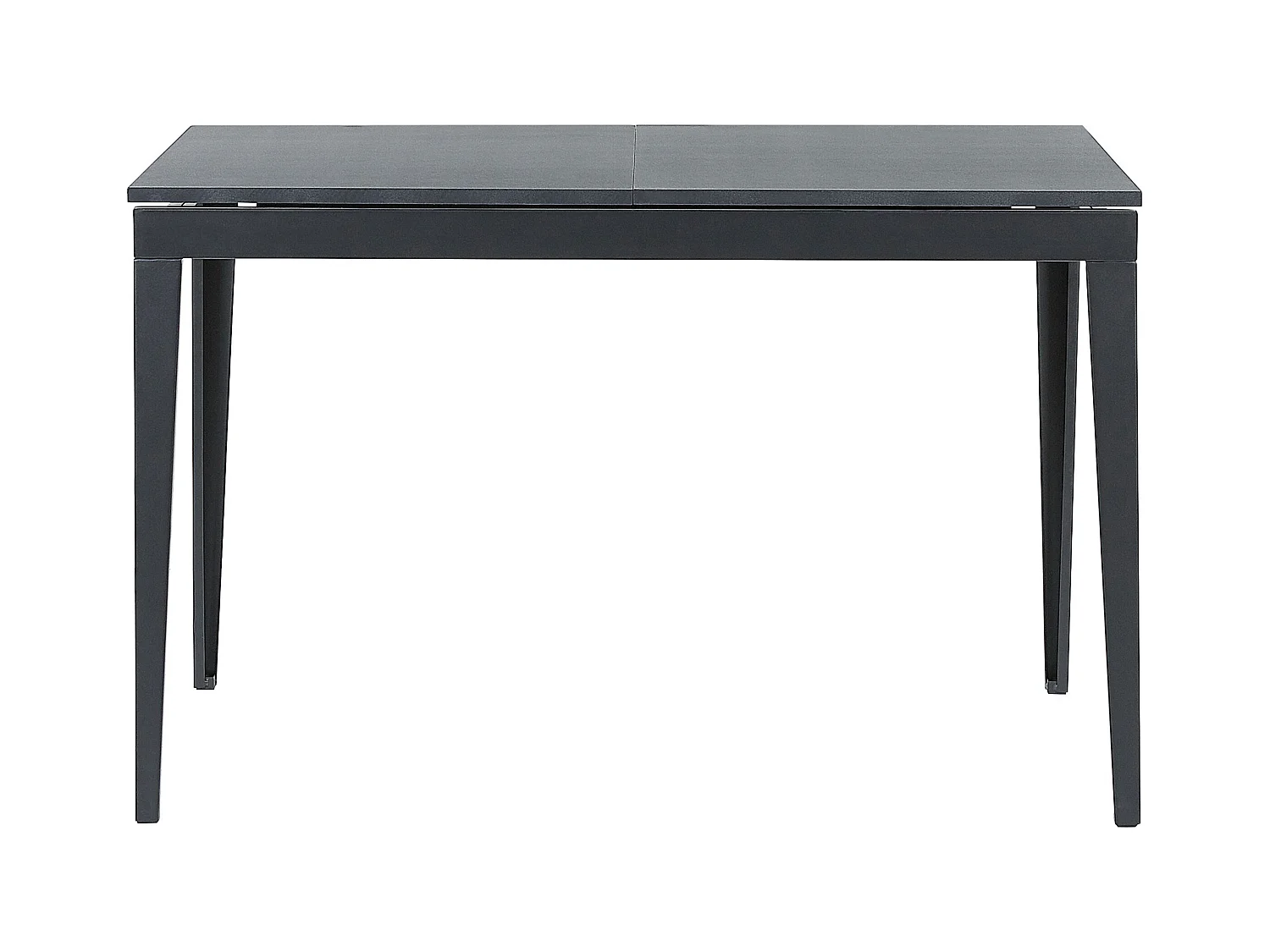 Table de salle à manger extensible NORLEY Noir 120/160 cm 80 cm