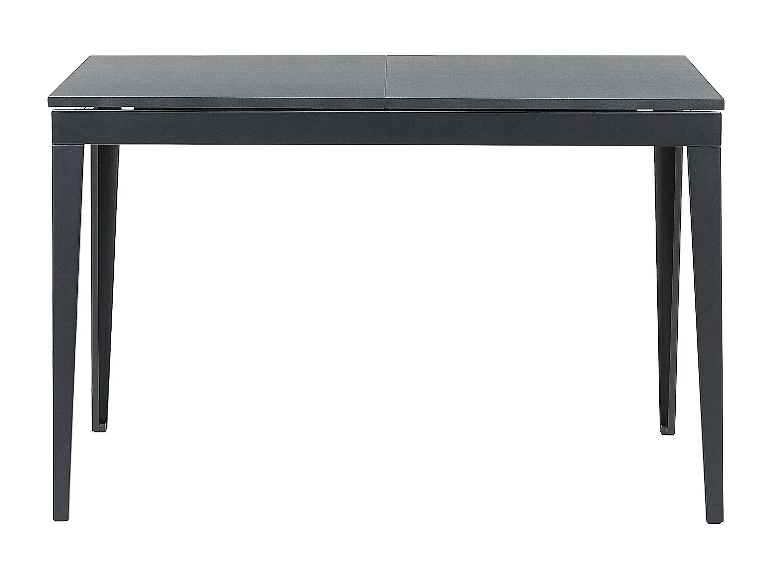 Table de salle à manger extensible NORLEY Noir 120/160 cm 80 cm