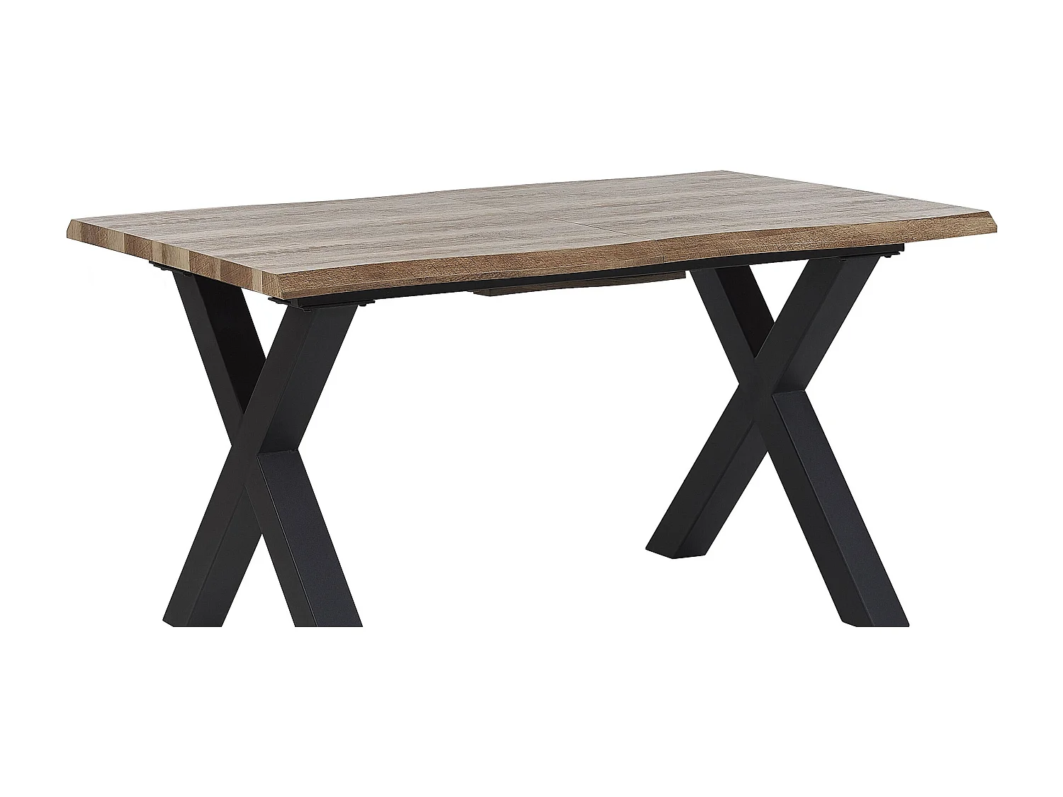 Table de salle à manger extensible BRONSON Marron foncé 140/180 cm 90 cm
