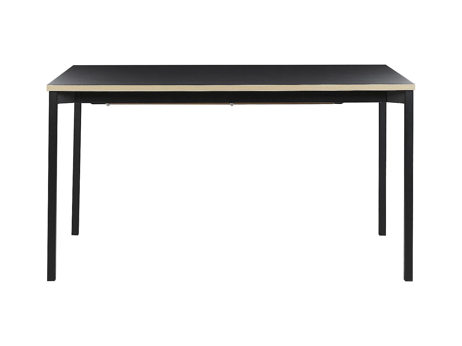 Mesa de jantar extensível AVIS Preto 140/190 cm 90 cm