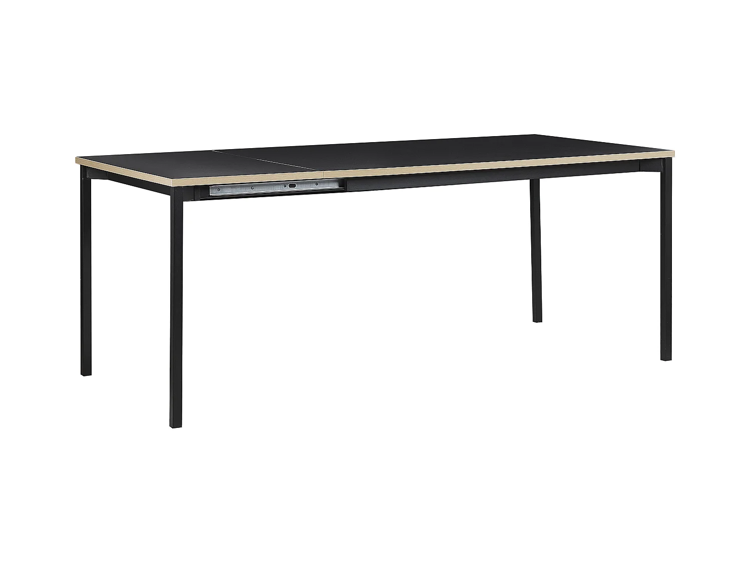Table de salle à manger extensible AVIS Noir 140/190 cm 90 cm