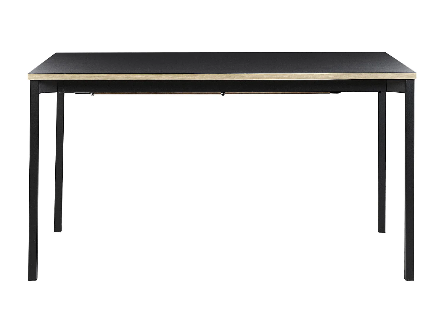 Stół do jadalni rozkładany AVIS Czarny 140/190 cm 90 cm