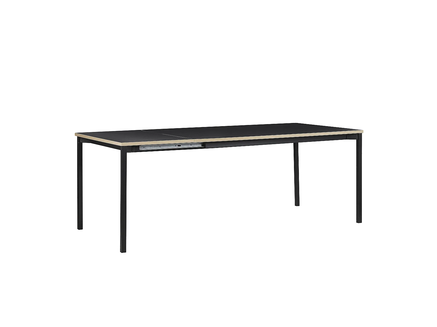 Table de salle à manger extensible AVIS Noir 160/210 cm 90 cm