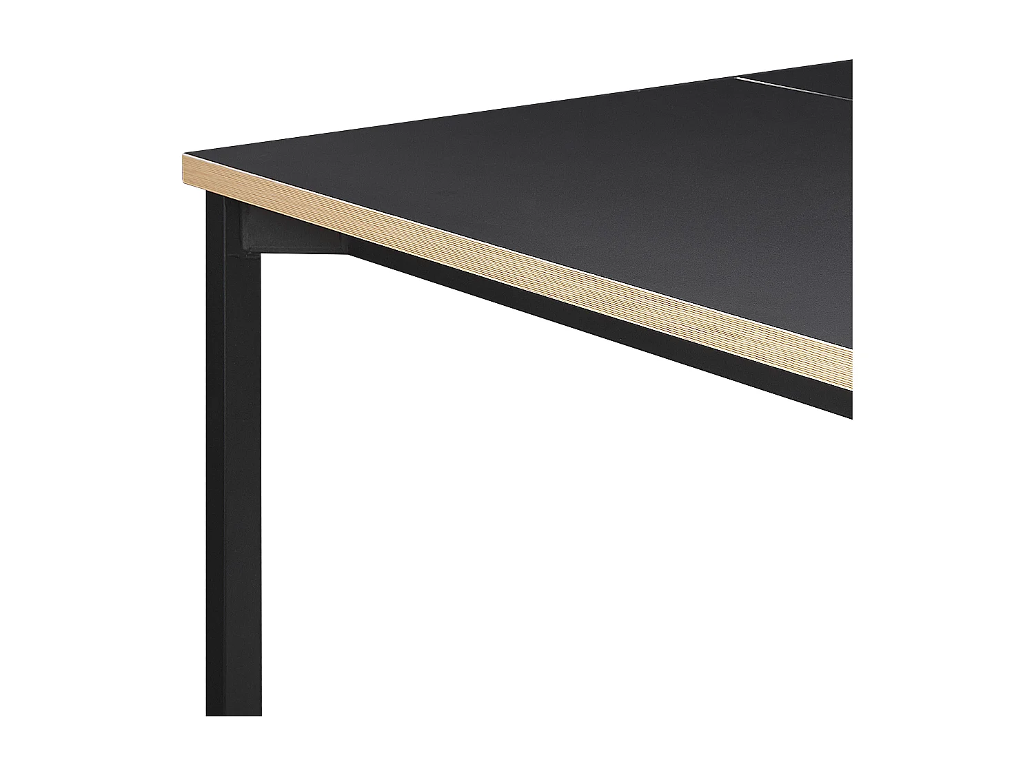 Eettafel uitschuifbaar AVIS Zwart 160/210 cm 90 cm