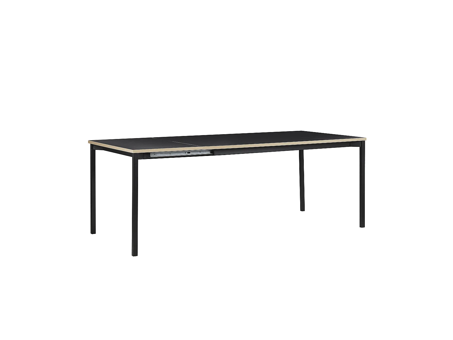 Table de salle à manger extensible AVIS Noir 160/210 cm 90 cm