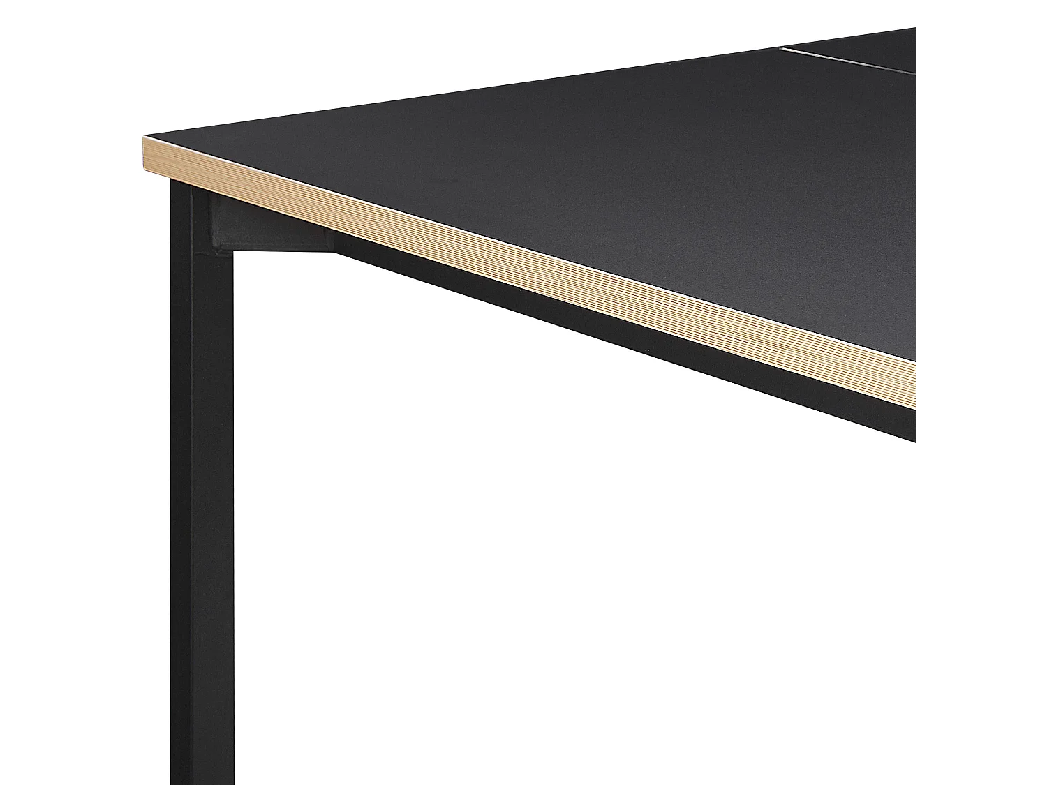 Table de salle à manger extensible AVIS Noir 160/210 cm 90 cm