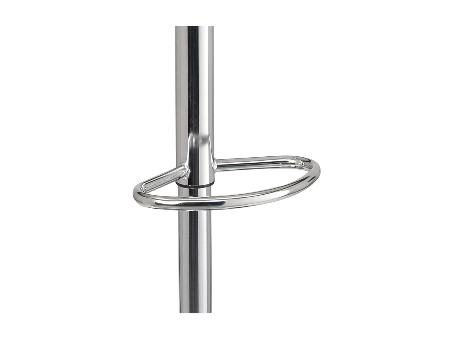 Lot 2 tabourets de bar cuisine coussin simili cuir pivotant hauteur réglable SIG (blanc gris)