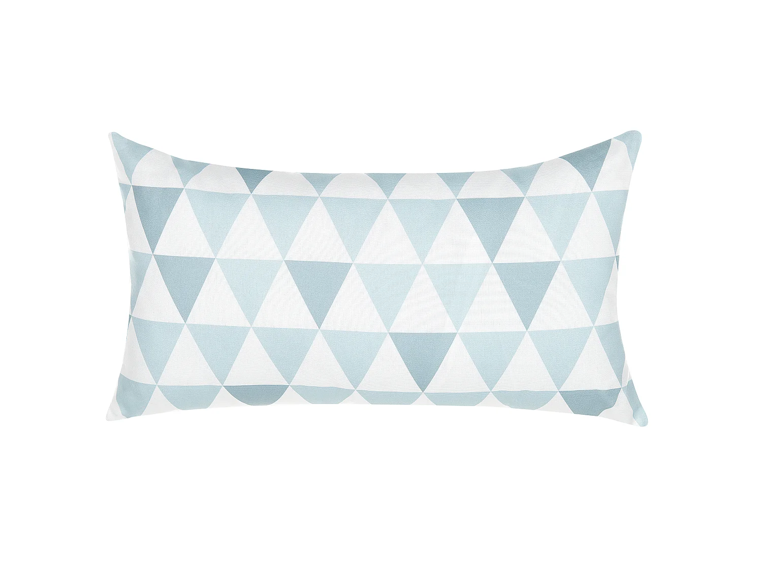 Gartenkissen 2er Set TRIFOS Geometrisches Muster 40 x 70 cm Blau