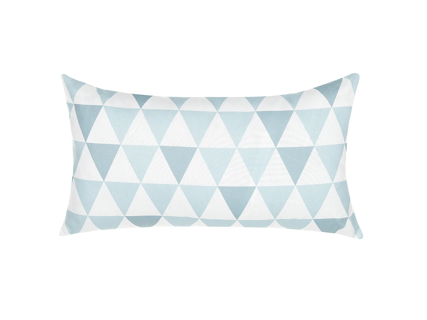 Set di 2 cuscini da esterno TRIFOS Trama geometrica 40 x 70 cm Blu