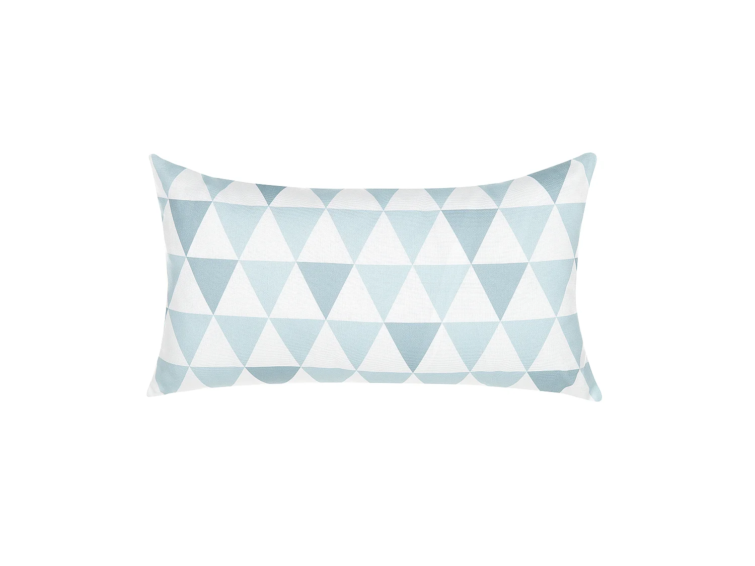 Lot de 2 coussins d'extérieur TRIFOS Motif géométrique 40 x 70 cm Bleu