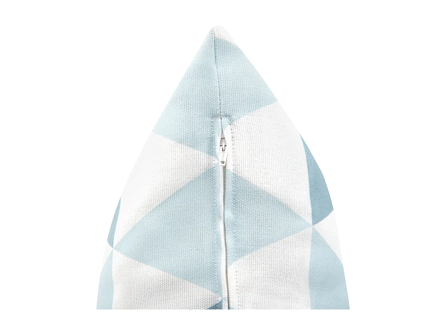 Lot de 2 coussins d'extérieur TRIFOS Motif géométrique 40 x 70 cm Bleu