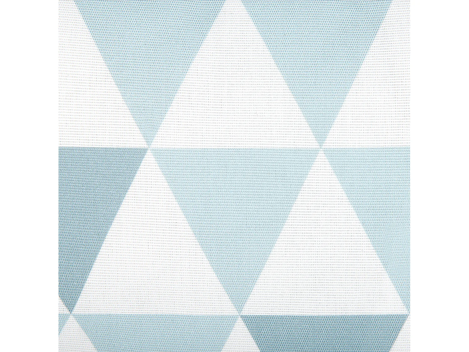 Lot de 2 coussins d'extérieur TRIFOS Motif géométrique 40 x 70 cm Bleu