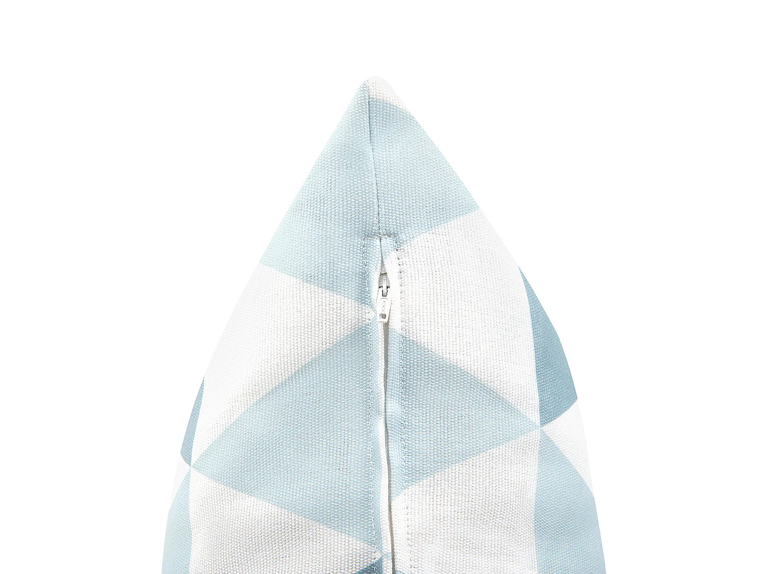 Lot de 2 coussins d'extérieur TRIFOS Motif géométrique 40 x 70 cm Bleu