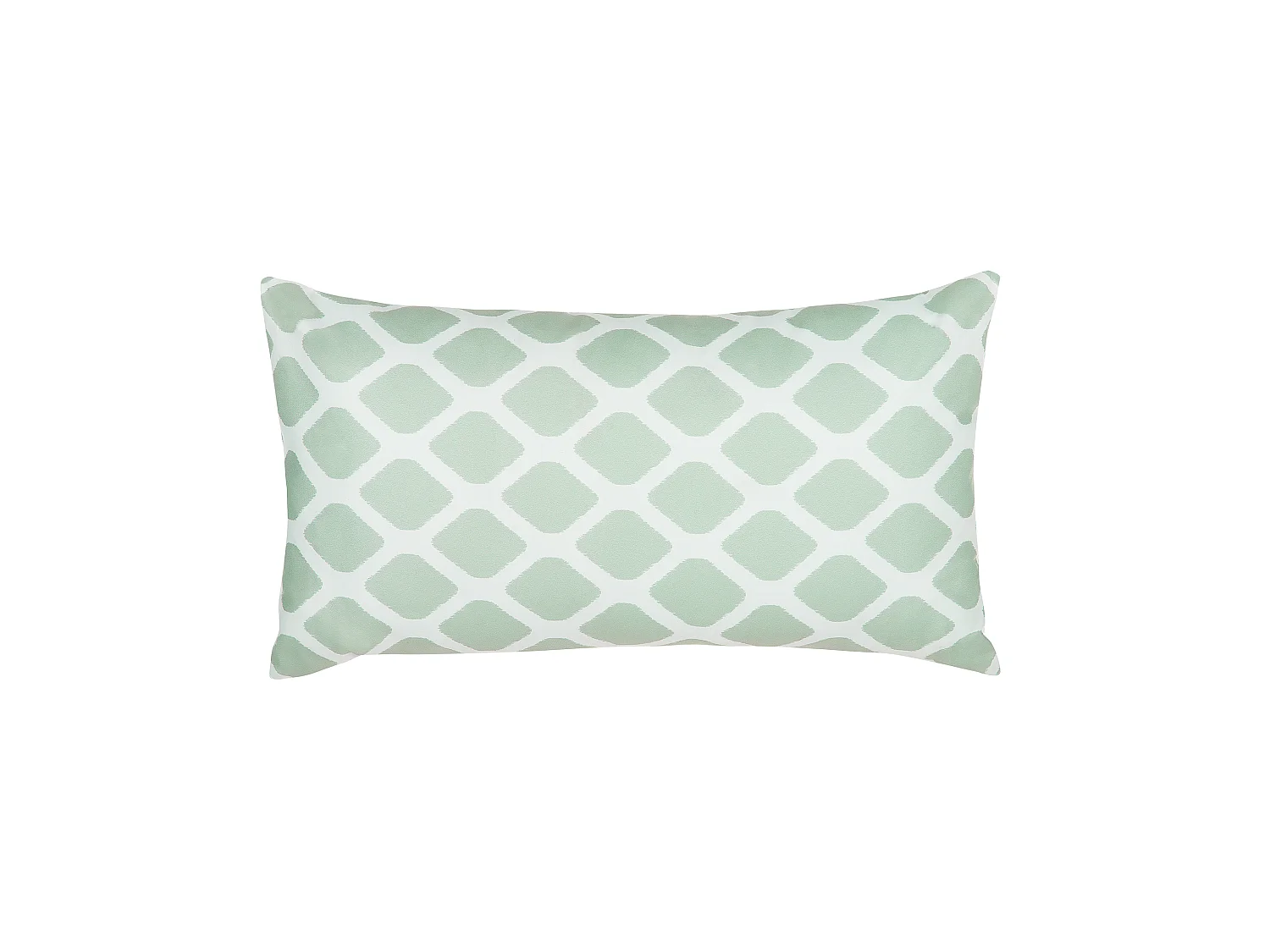 Set di 2 cuscini da esterno KALAMOS Trama geometrica 40 x 70 cm Verde menta