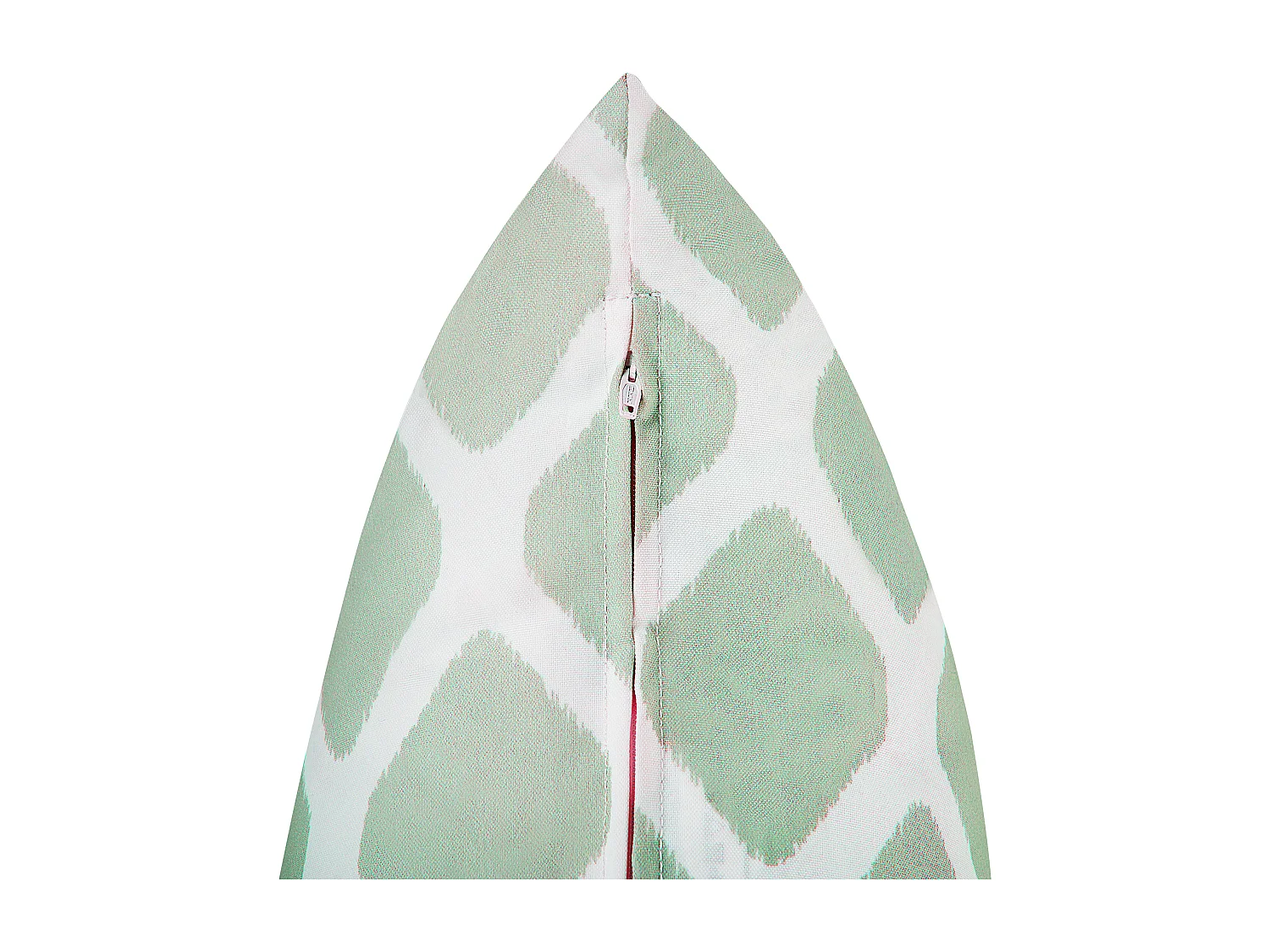 Set di 2 cuscini da esterno KALAMOS Trama geometrica 40 x 70 cm Verde menta