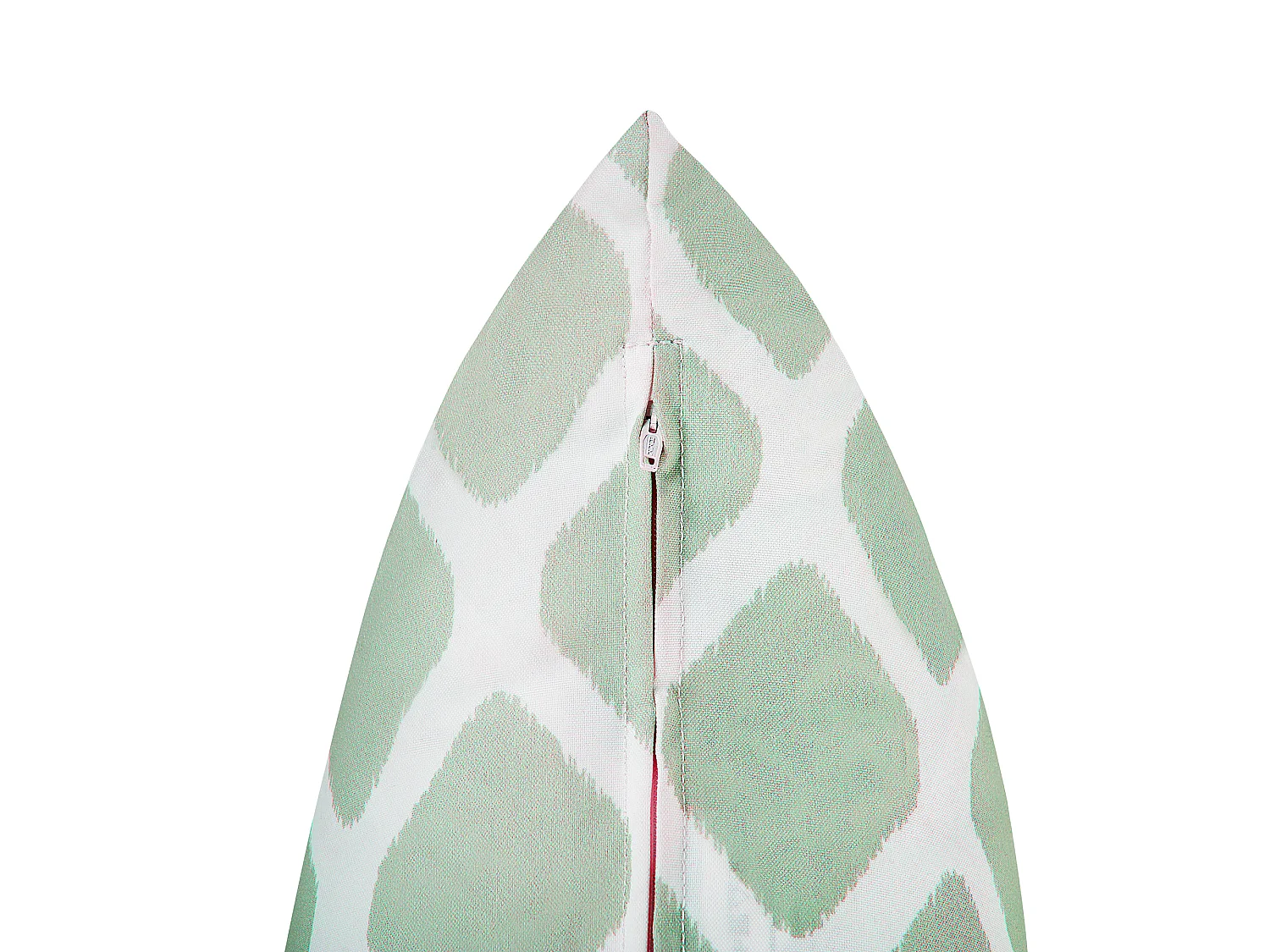 Lot de 2 coussins d'extérieur KALAMOS Motif géométrique 40 x 70 cm Vert menthe