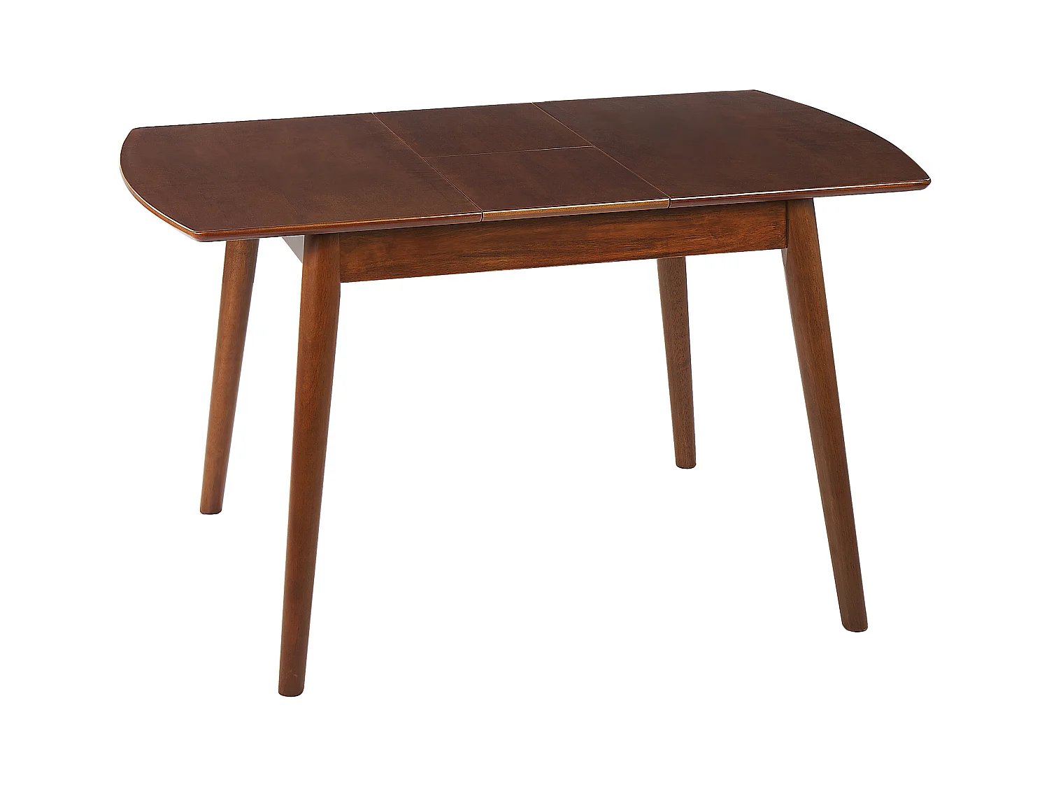 Stół do jadalni rozkładany TOMS Ciemnobrązowy 100/130 cm 80 cm Drewno