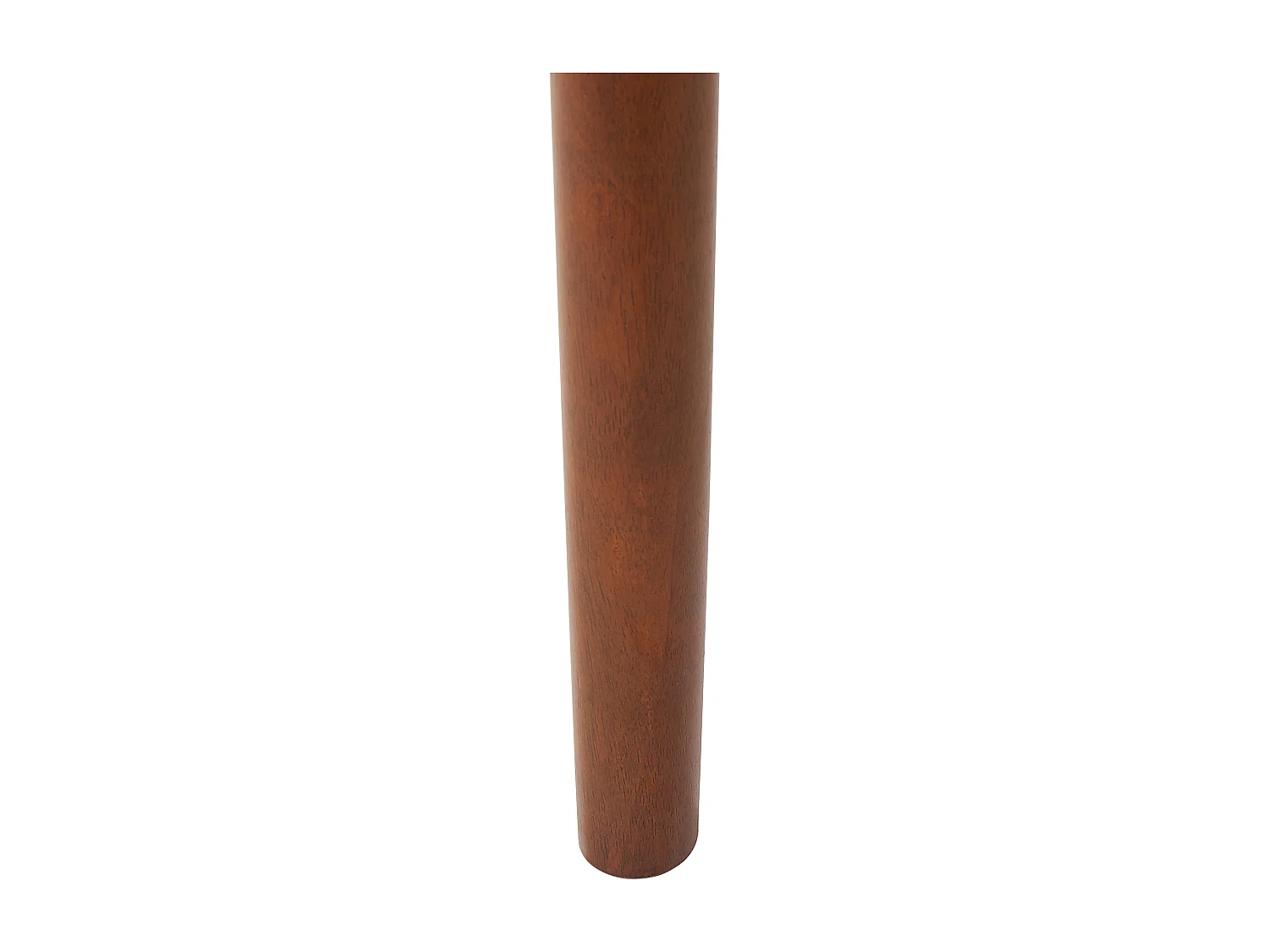 Table de salle à manger extensible TOMS Marron foncé 100/130 cm 80 cm Bois
