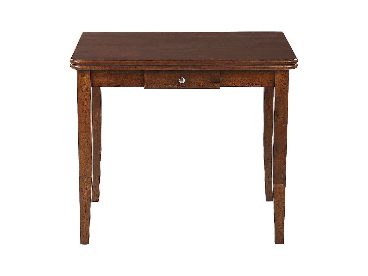 Mesa de comedor extensible MASELA Marrón oscuro 90/120 cm 60 cm Madera