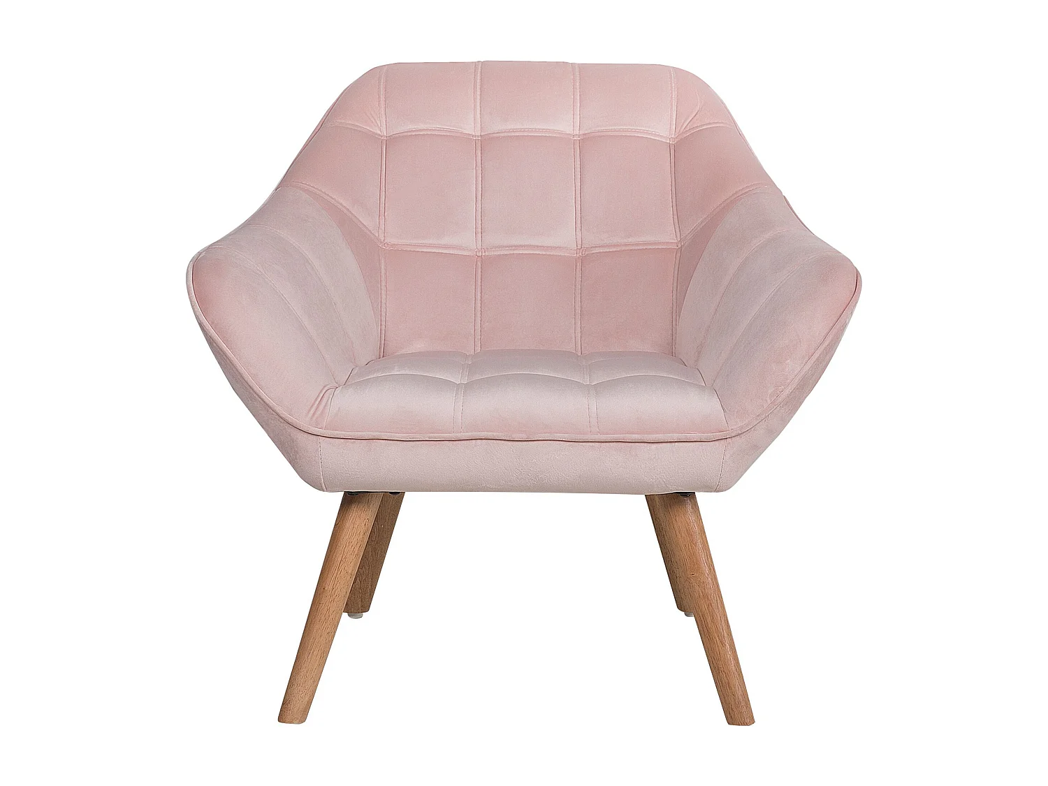 Fauteuil KARIS Velours Rose