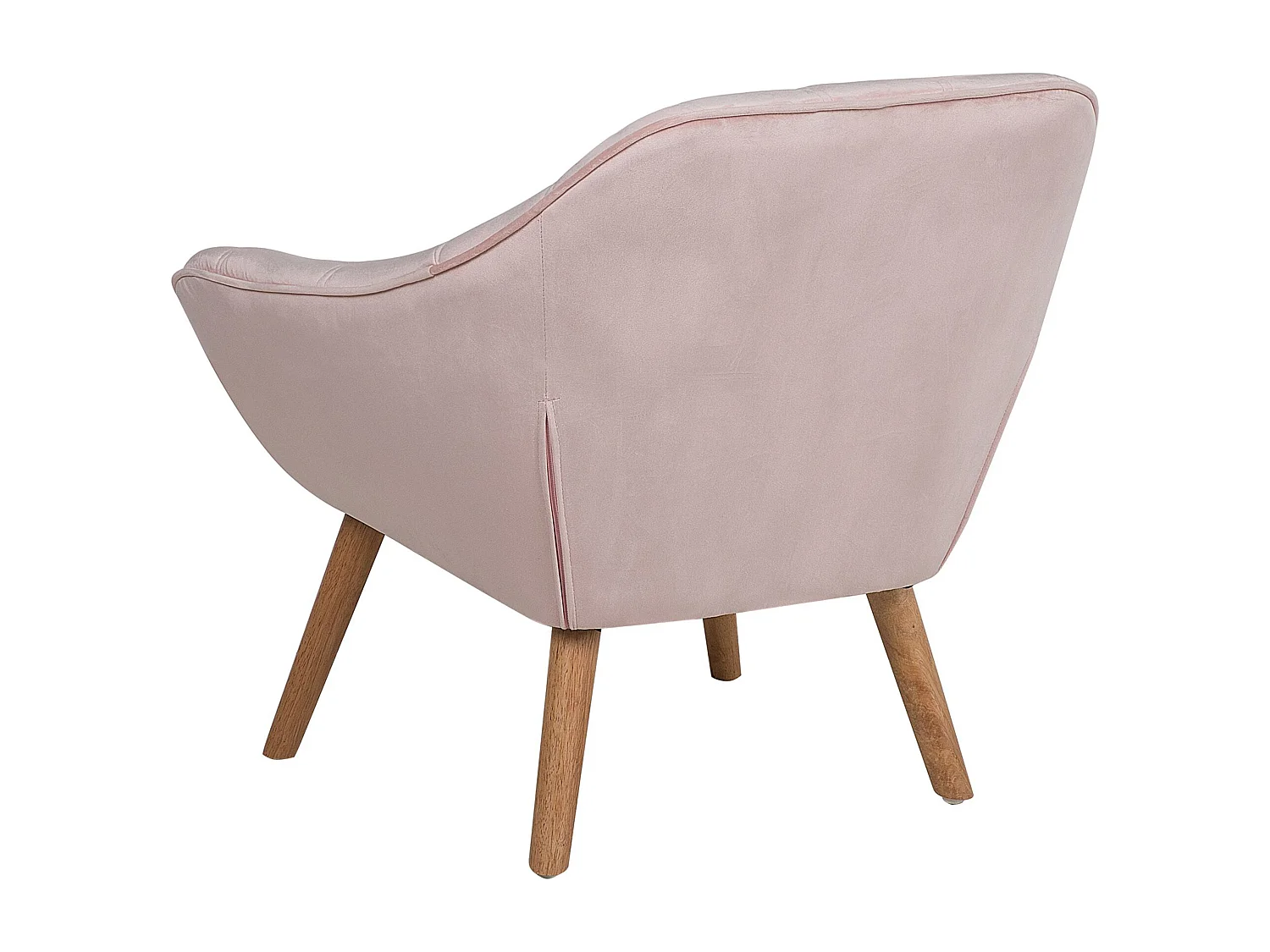 Fauteuil KARIS Velours Rose