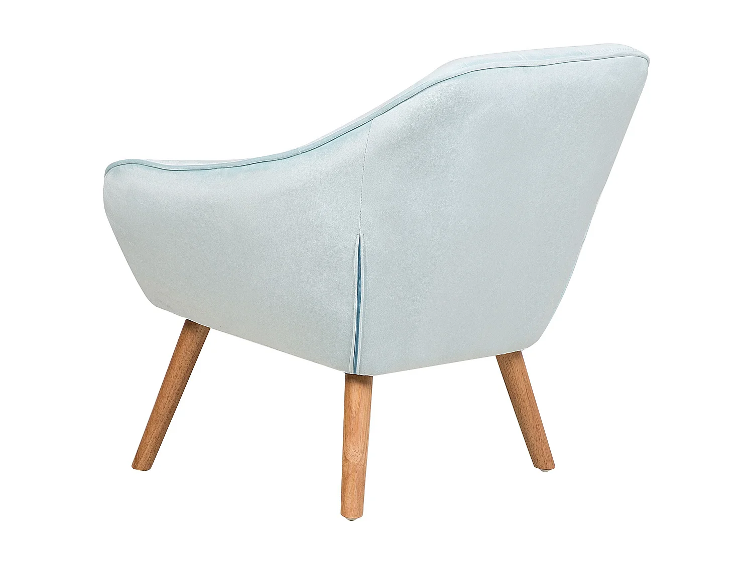 Fauteuil KARIS Fluweel Lichtblauw